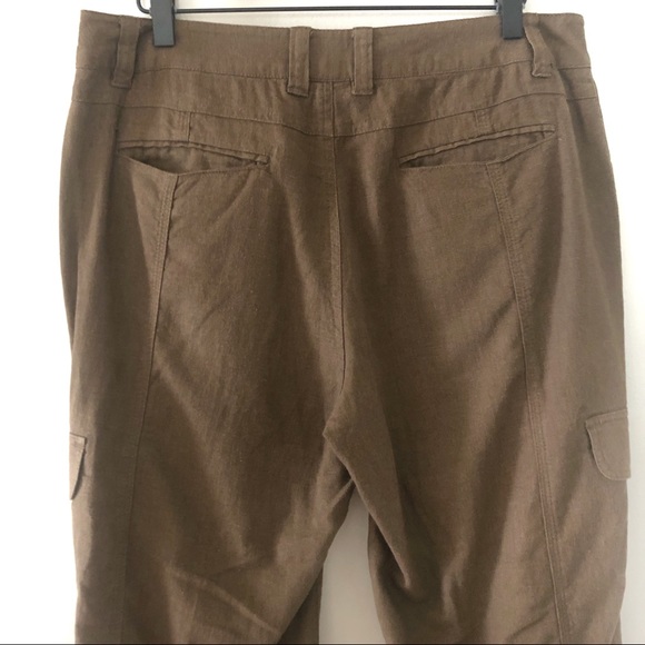 TRIBAL Linen Crop Pant Size 10 - Picture 7 of 9